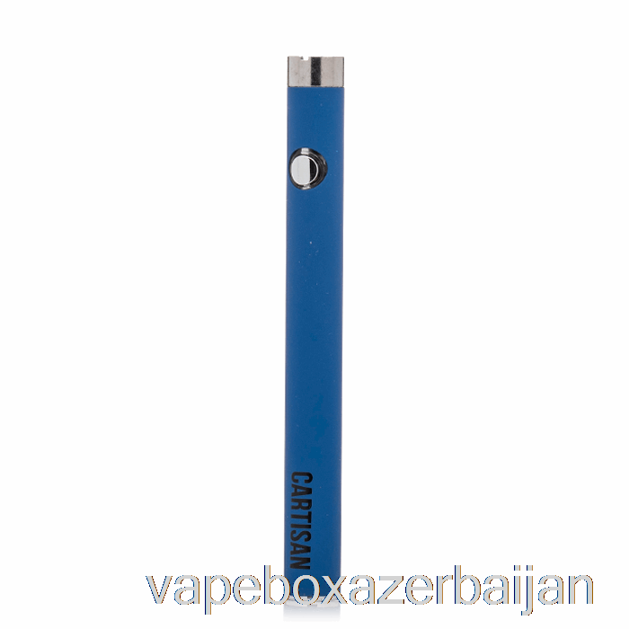 E-Juice Vape Cartisan Slim Button 280 510 Battery Blue